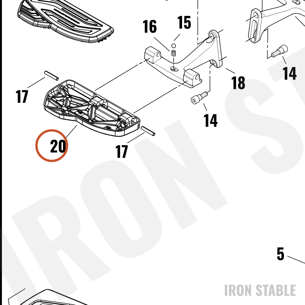 Harley-Davidson Ftbrd, Blk, Passenger, Pan, Rh