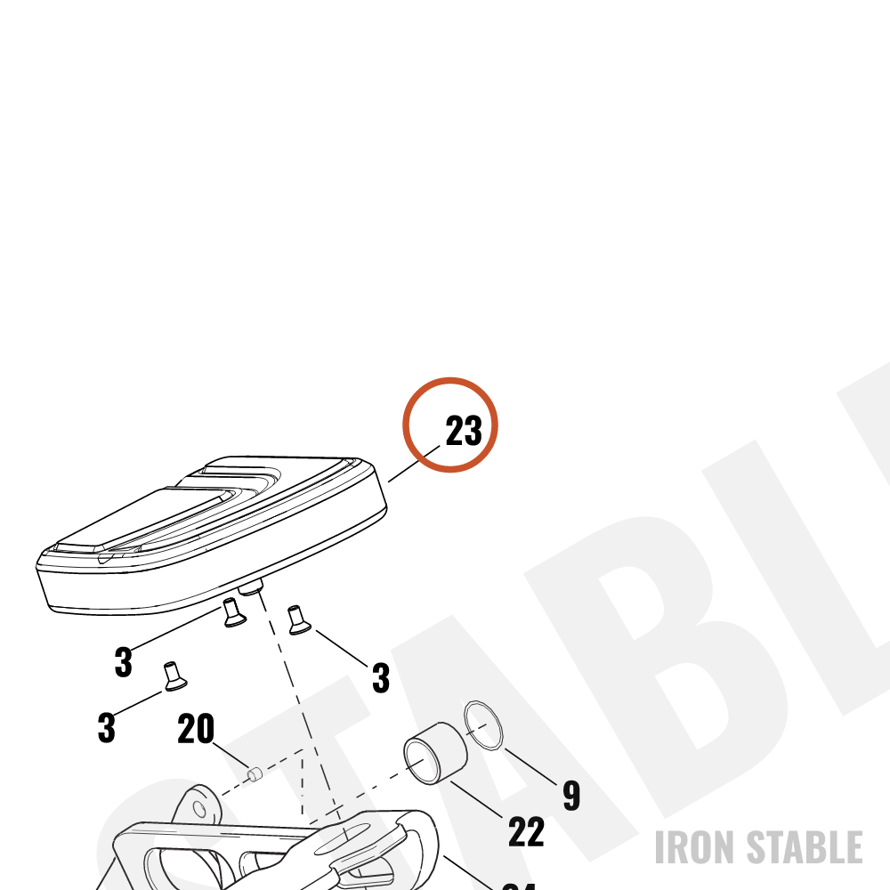 Harley-Davidson Pedal, Brake, Assembly