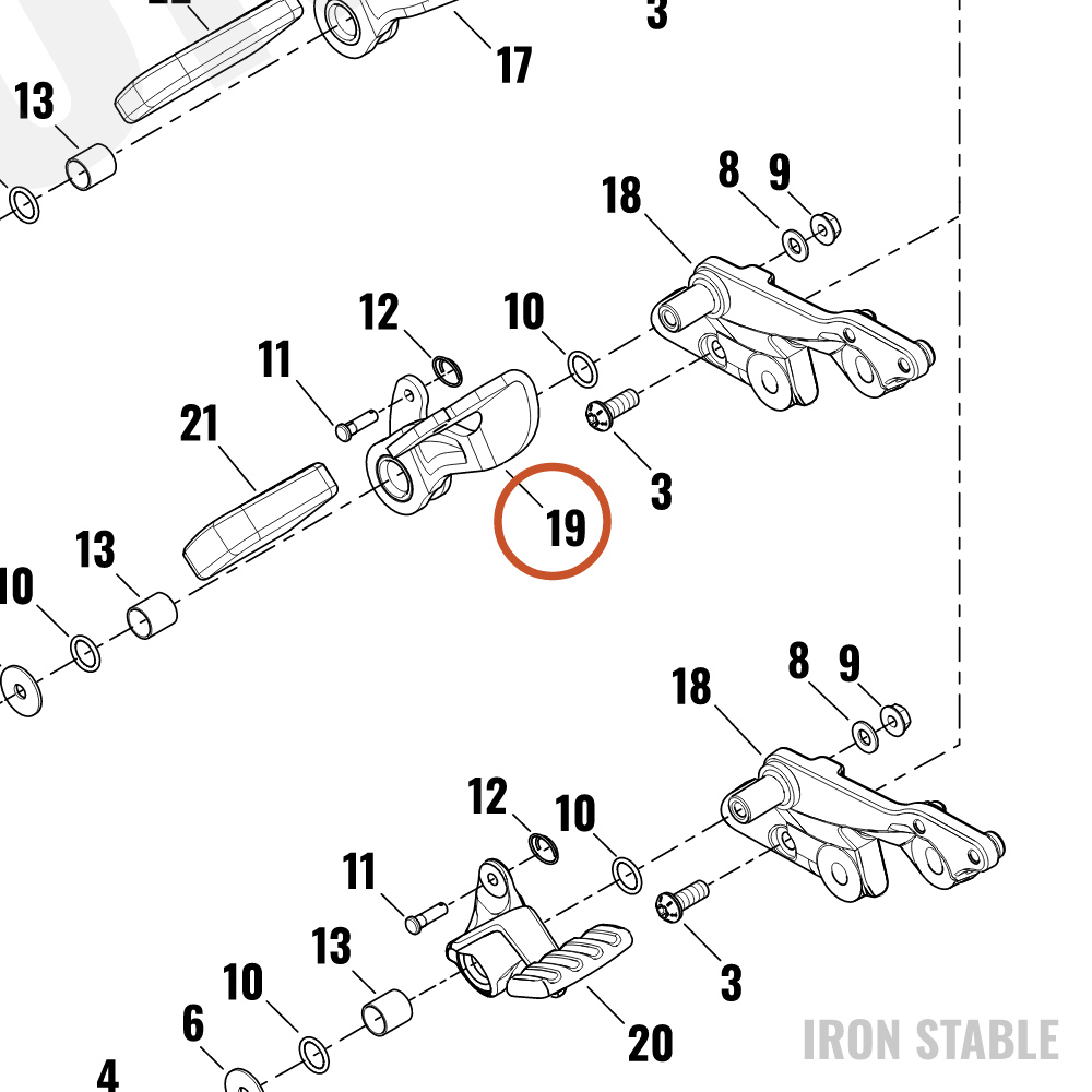 Harley-Davidson Sub-Assembly, Brake Pdl, Footbrake