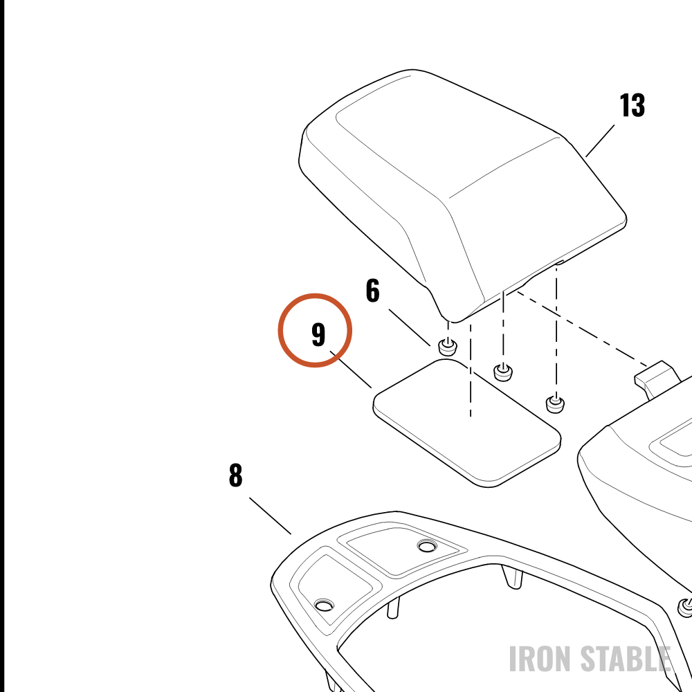Harley-Davidson Rider Intfc Misc Component, Seal