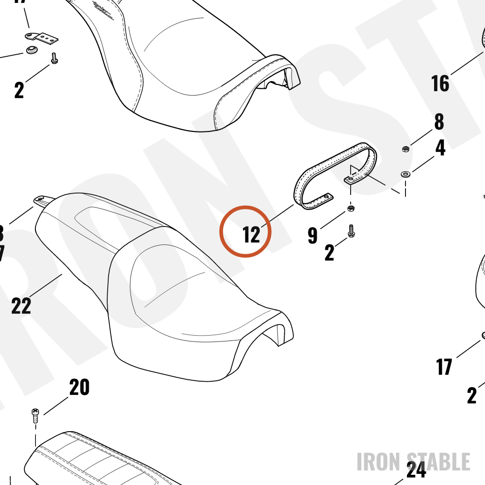 Harley-Davidson Grabstrap
