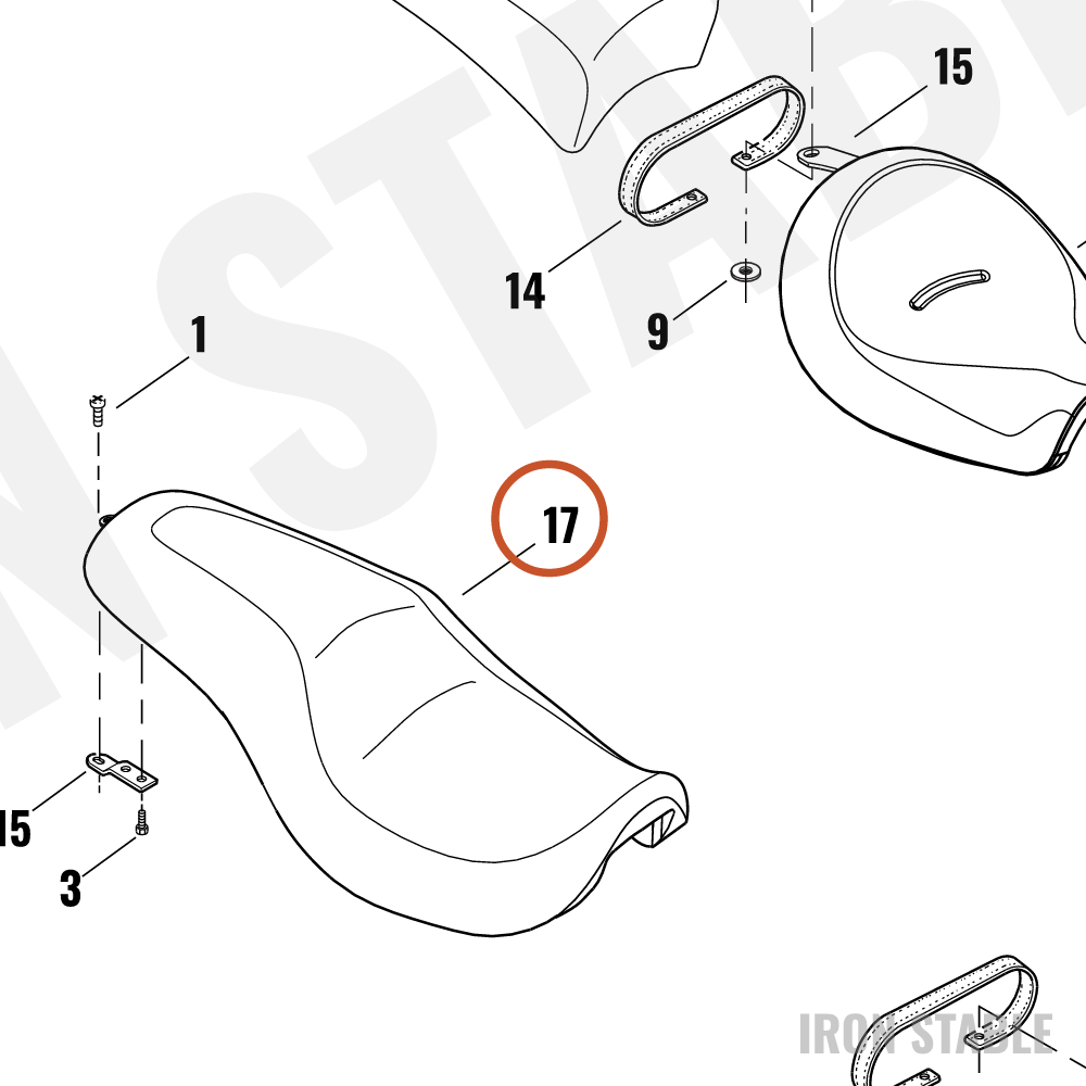 Harley-Davidson Seat Assembly