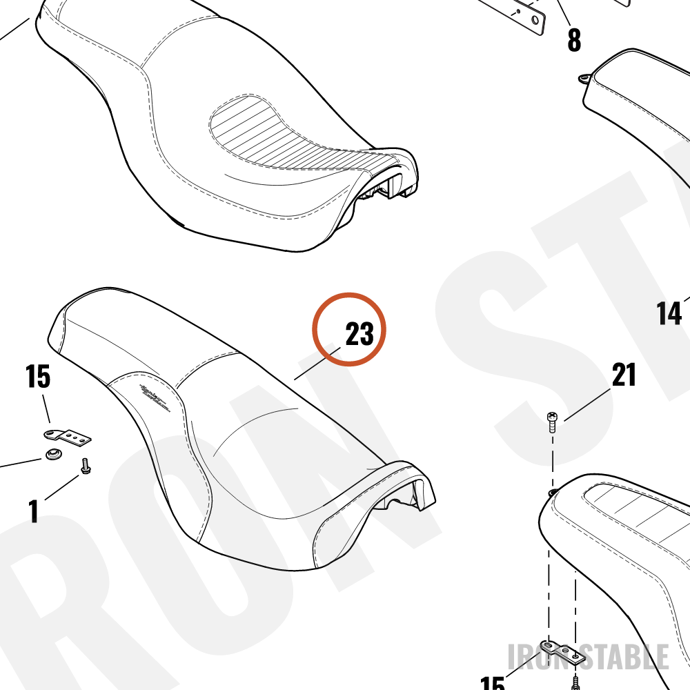 Harley-Davidson Seat Asm