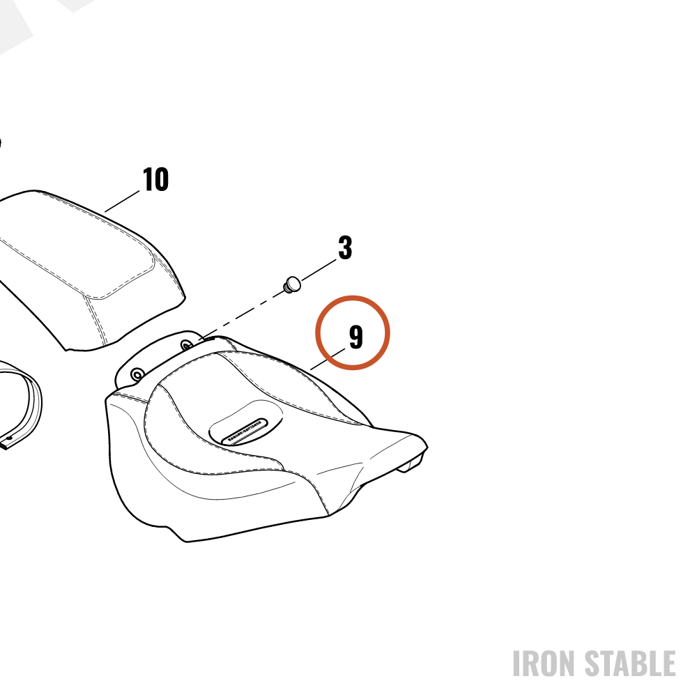 Harley-Davidson Seat Assembly