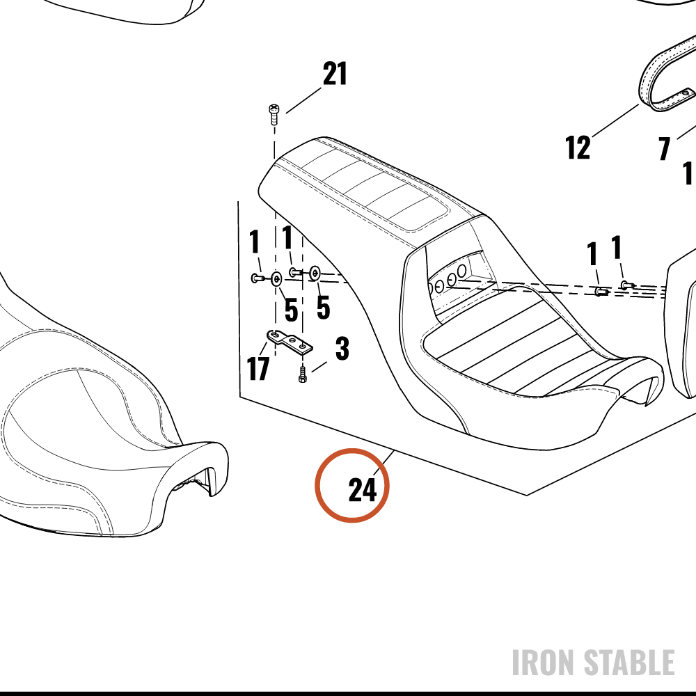 Harley-Davidson Seat Assembly
