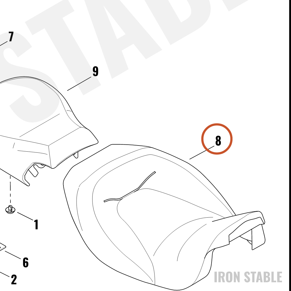 Harley-Davidson Seat, Rider