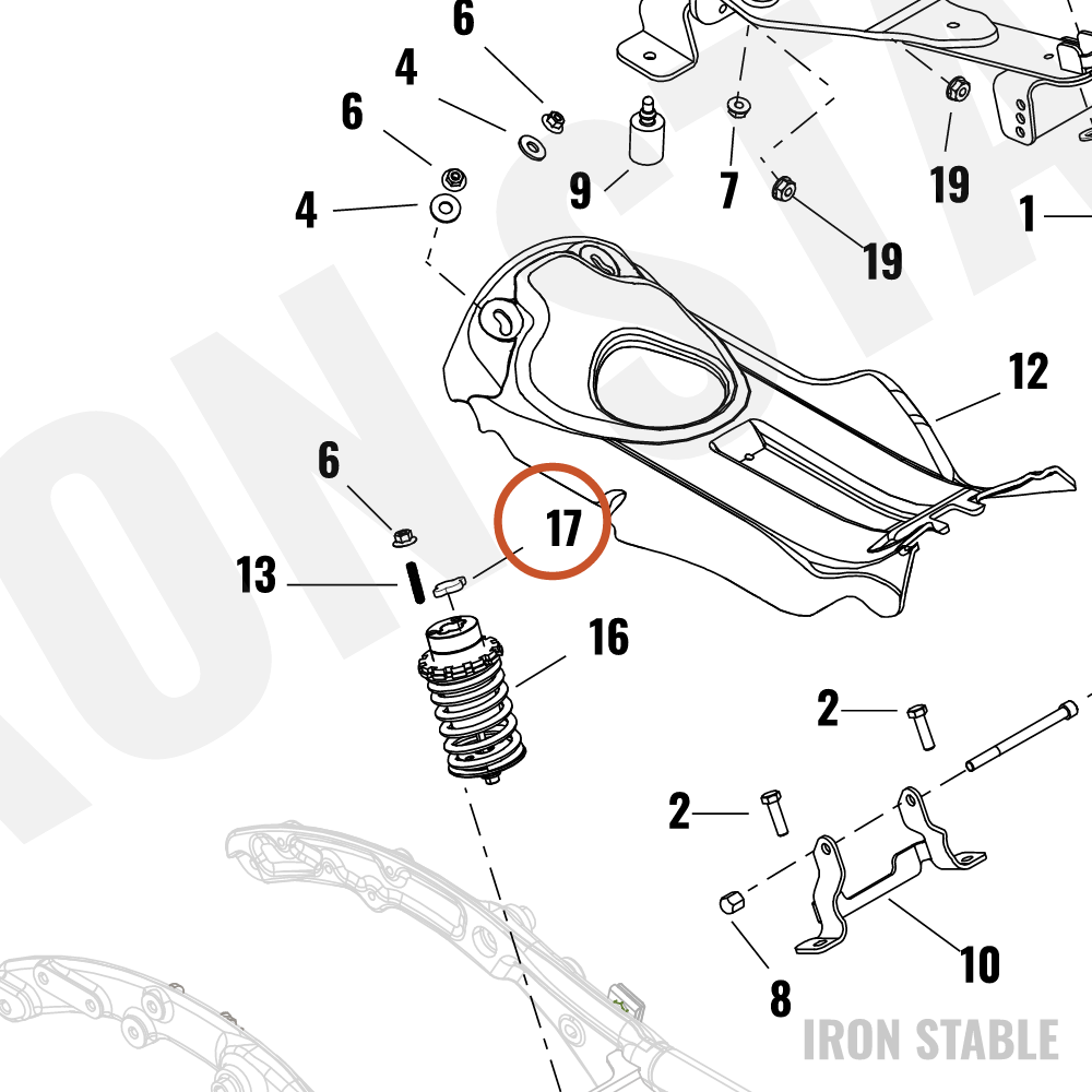 Harley-Davidson Cap, Seat, Suspension