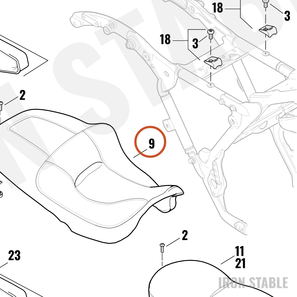 Harley-Davidson Seat Assembly