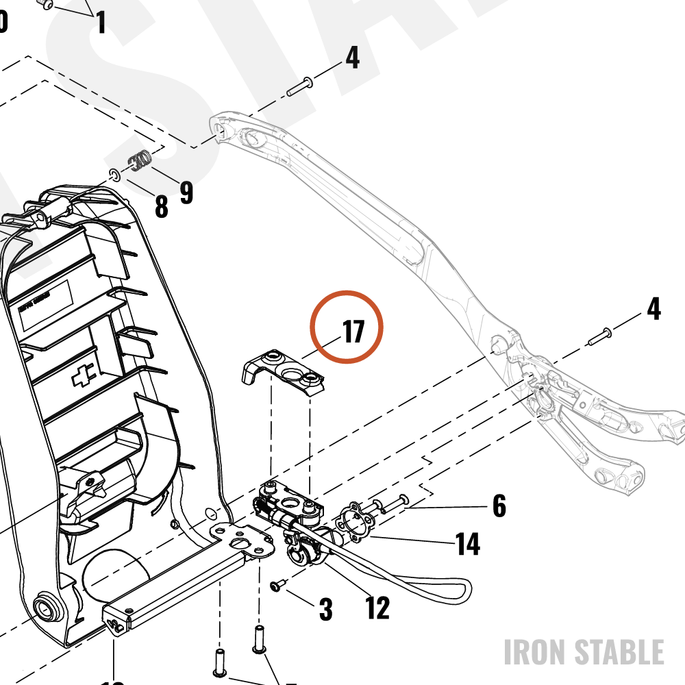 Harley-Davidson Clip, Seat Lk Retr, Guard