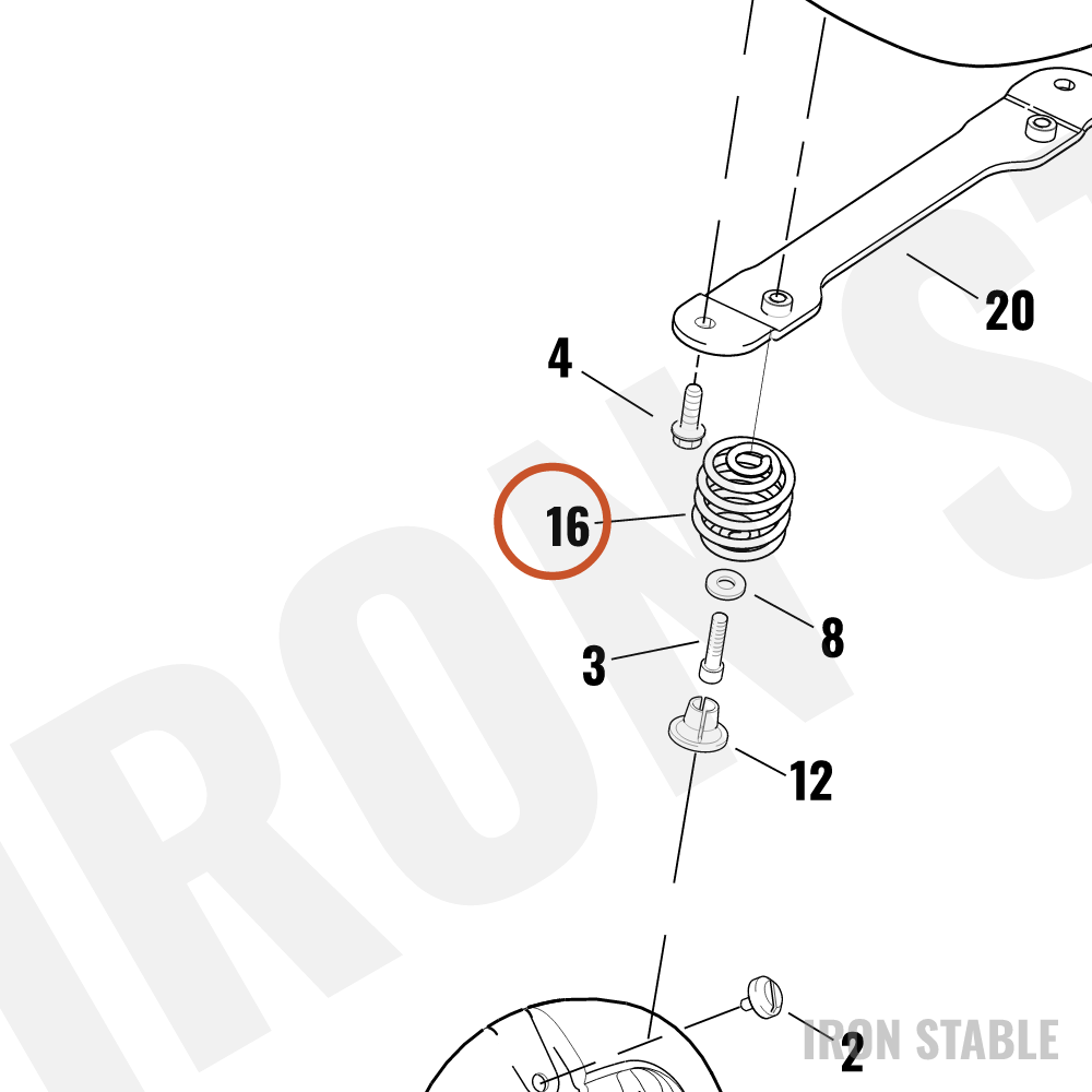 Harley-Davidson Spring, Seat Spnsn, X