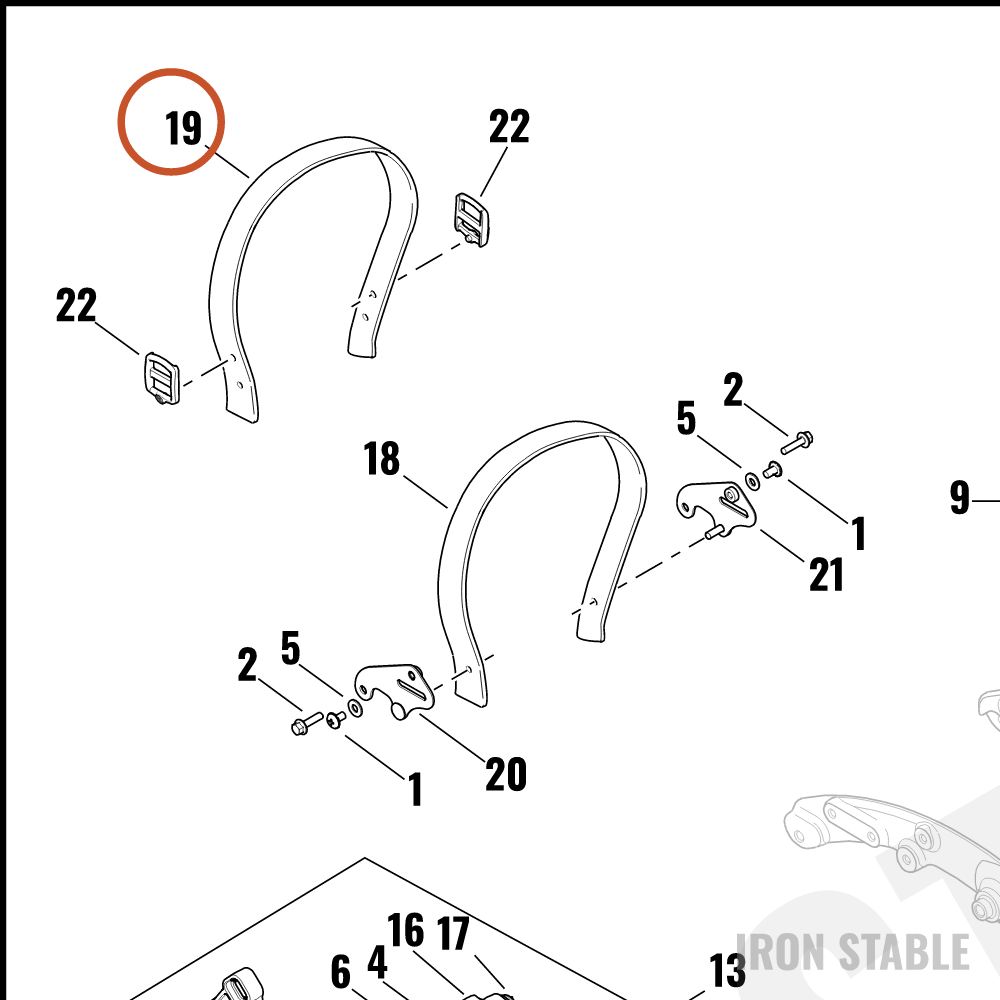 Harley-Davidson Grabstrap, Psngr(Hdi)