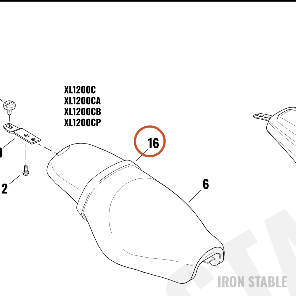 Harley-Davidson Grabstrap, Seat