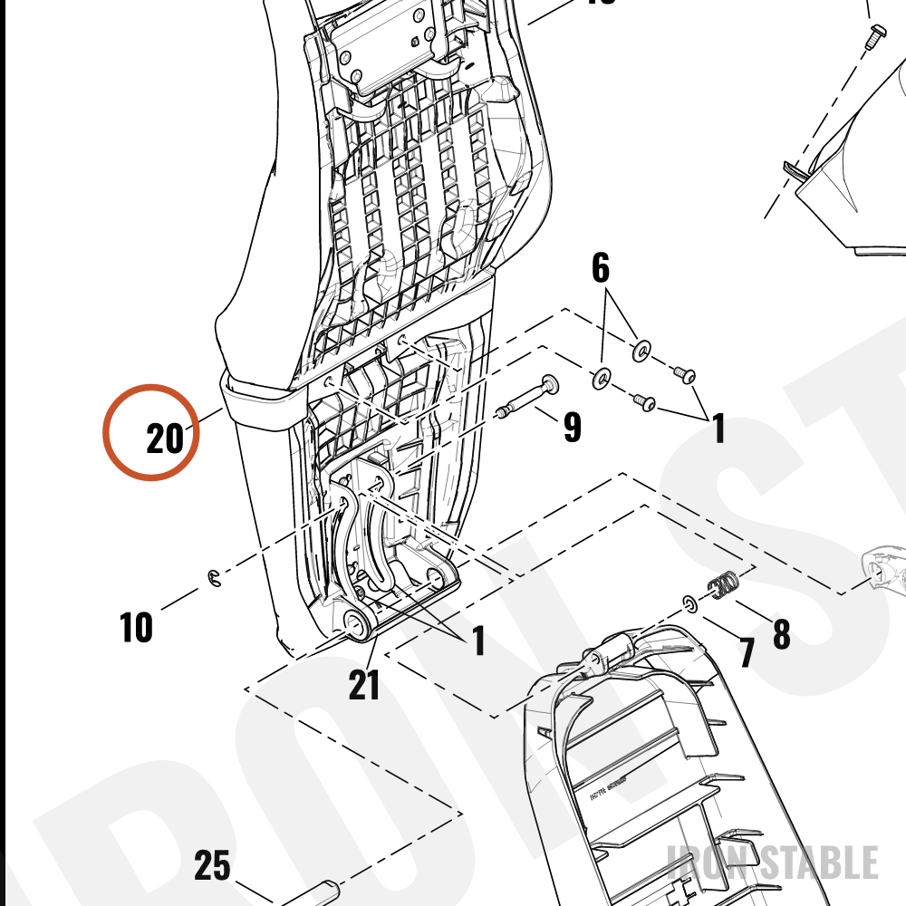 Harley-Davidson Handle, Passenger Grab, Amp