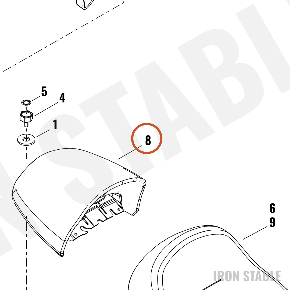 Harley-Davidson Seat, Passenger, 2-Pc-2-Up