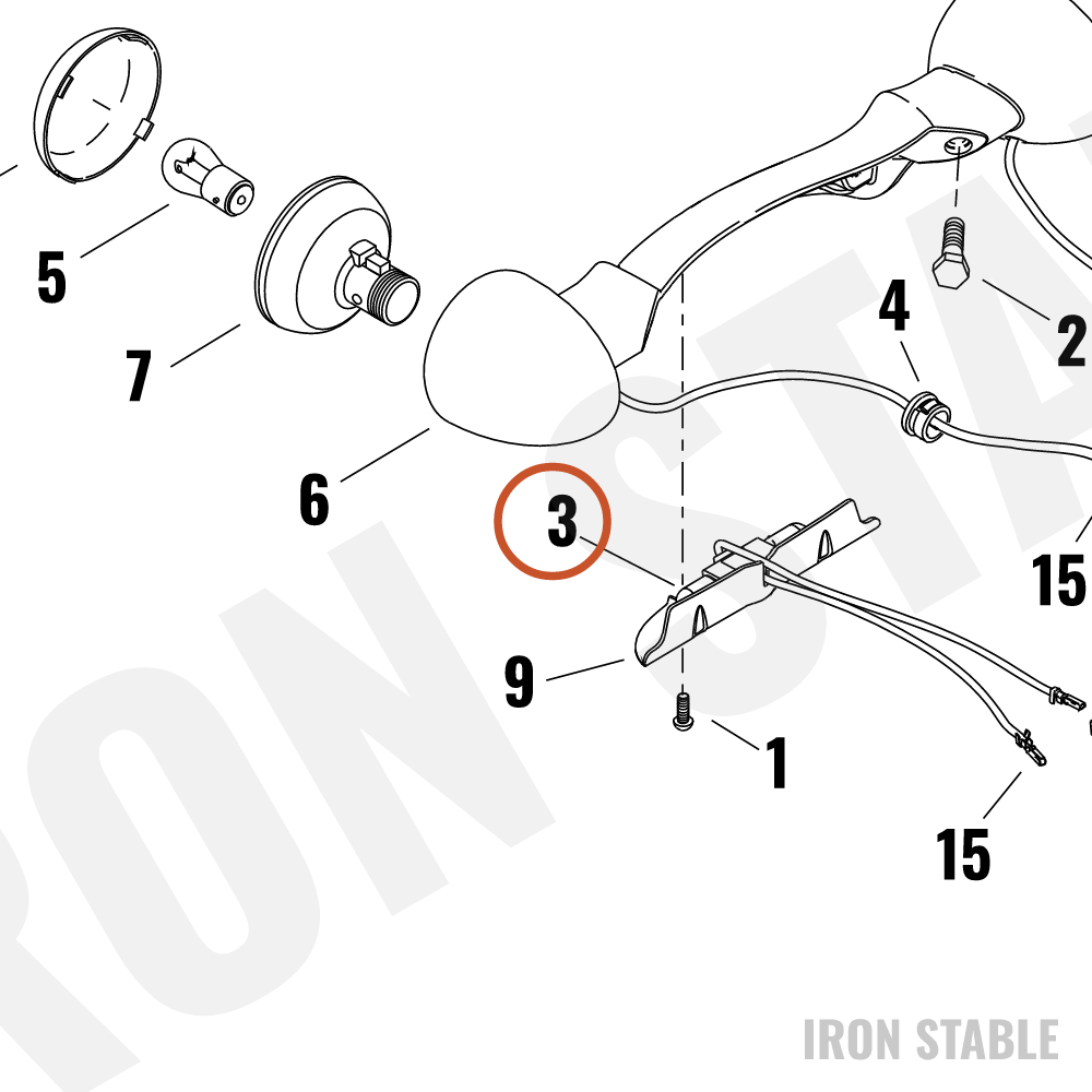 Harley-Davidson Bulb, Backlite