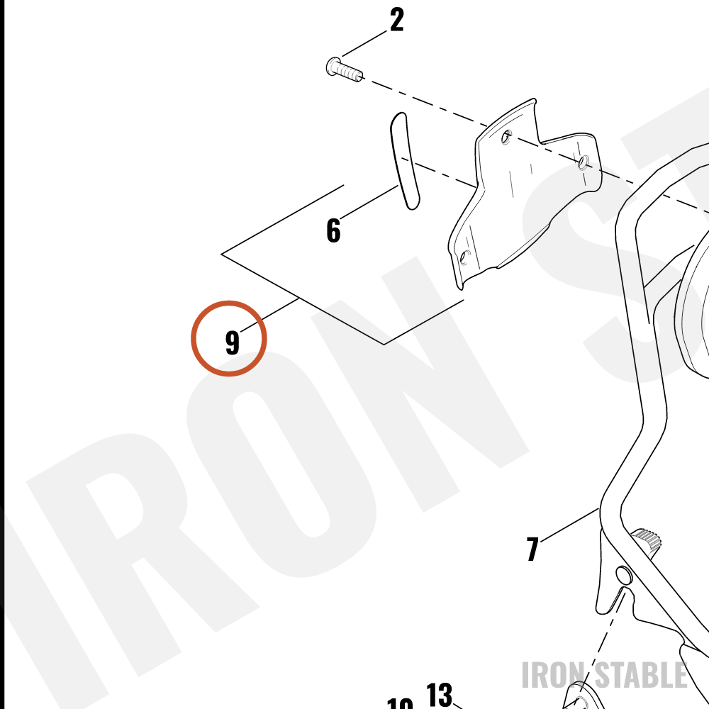 Harley-Davidson Backrest Mounting Plate