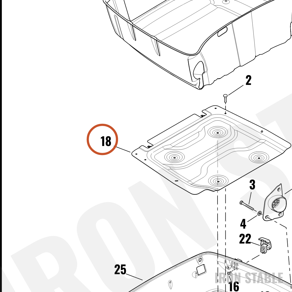 Harley-Davidson T-Pak Sub-Component, X