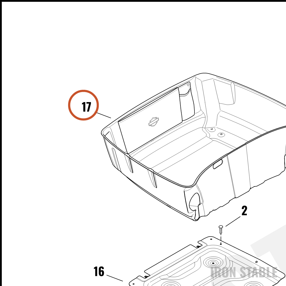 Harley-Davidson Liner, T-Pak Bottom