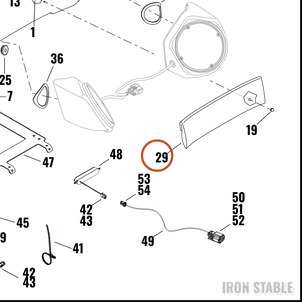 Harley-Davidson Cover, T-Pak Wiring
