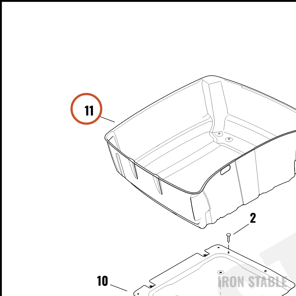 Harley-Davidson T-Pak Sub-Component, Liner