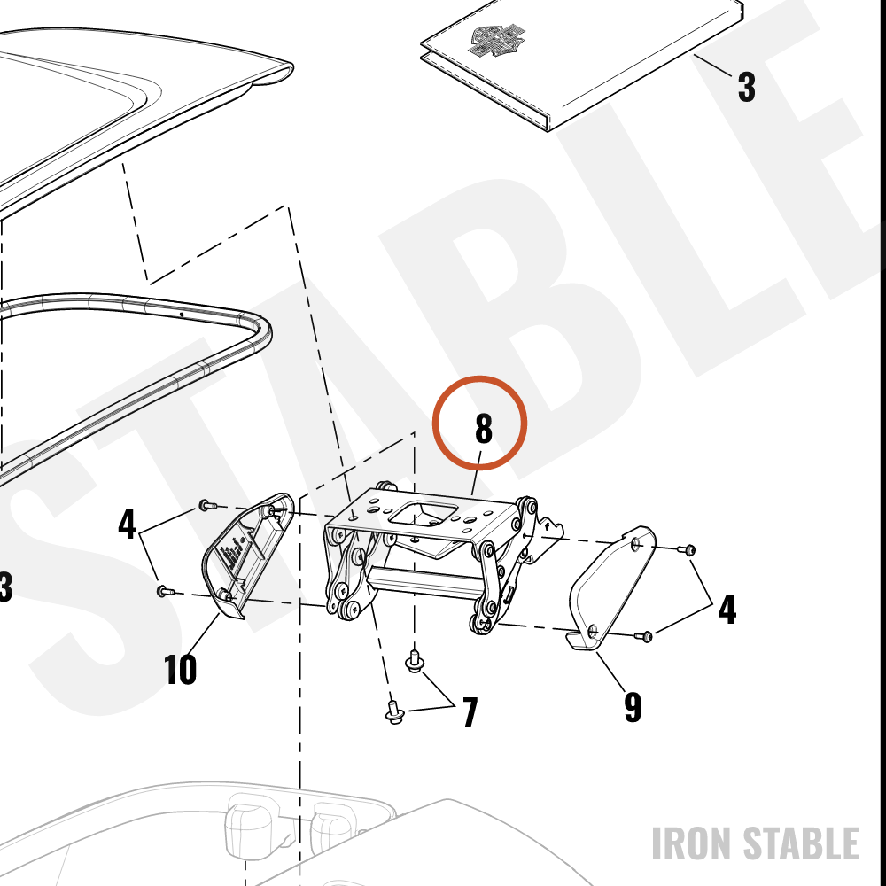 Harley-Davidson Hinge, Trunk