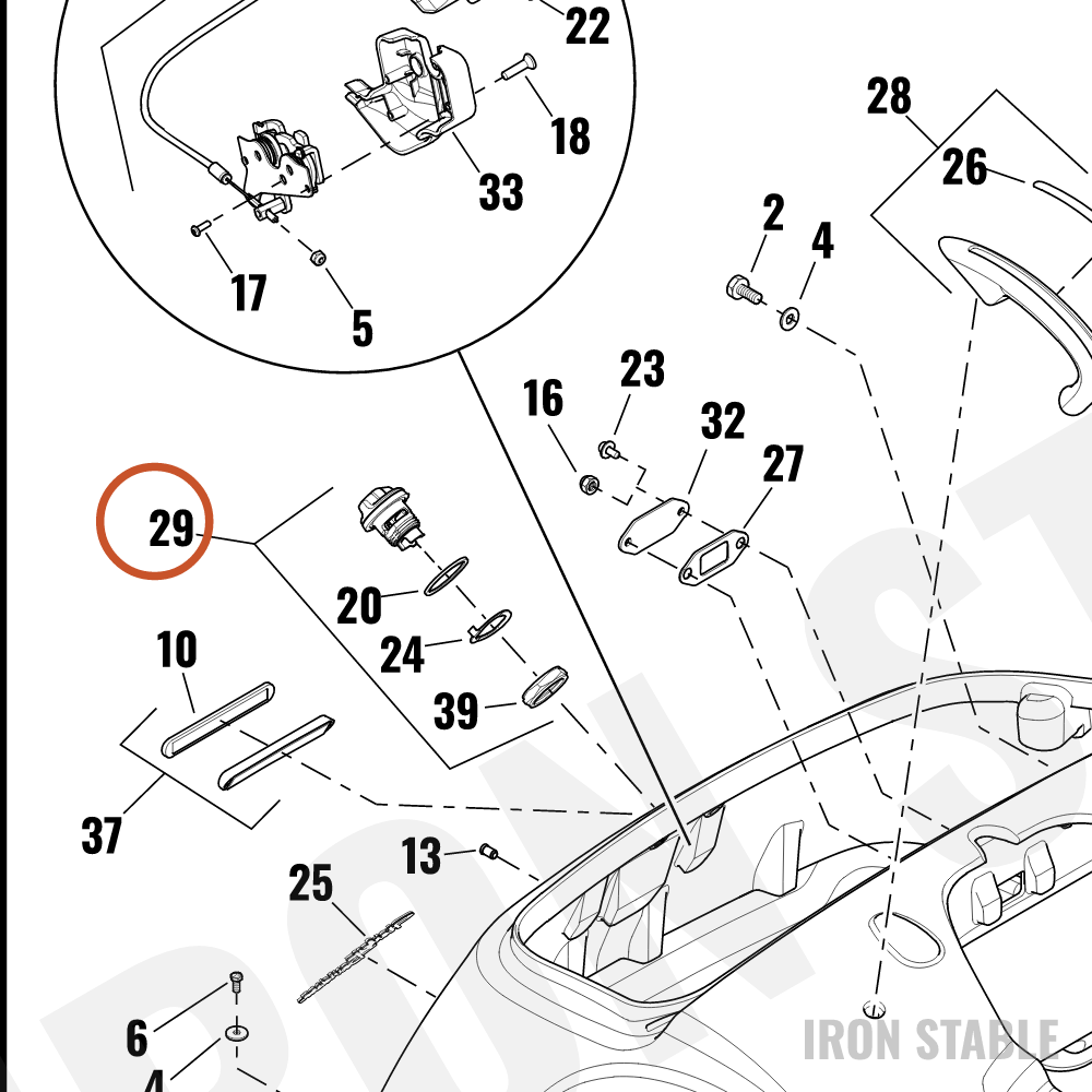Harley-Davidson Lock Assembly