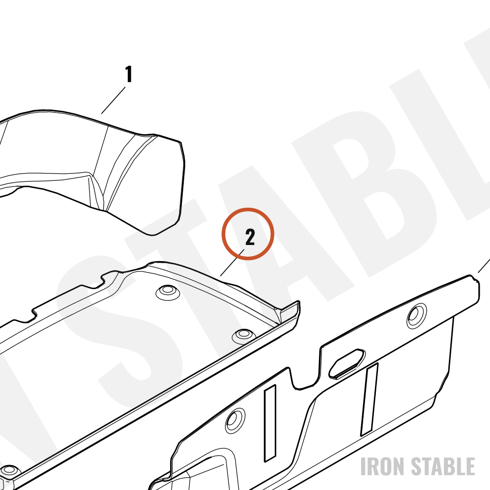 Harley-Davidson Trunk Liner, Bottom