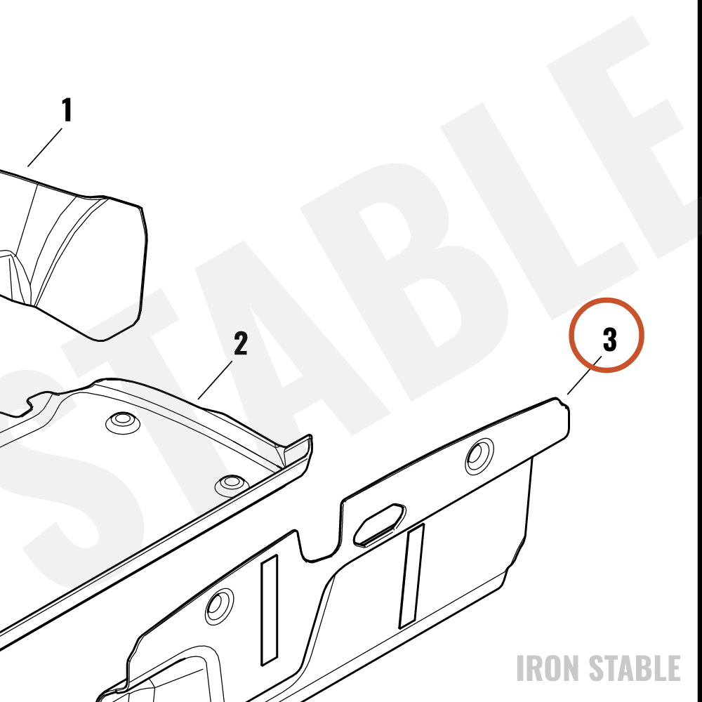 Harley-Davidson Trunk Liner, Vertical