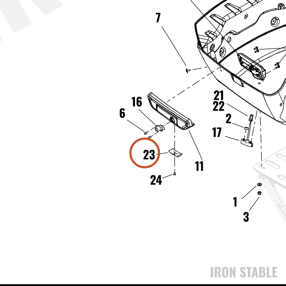 Harley-Davidson Latch, Case, Lock, Cover, Solid