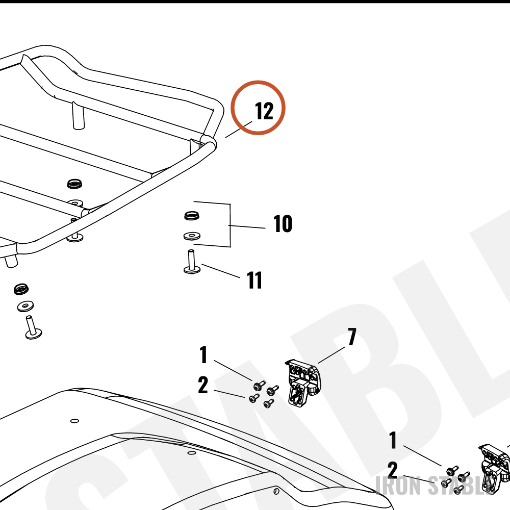 Harley-Davidson Kit, T-Pak, Oe, Black