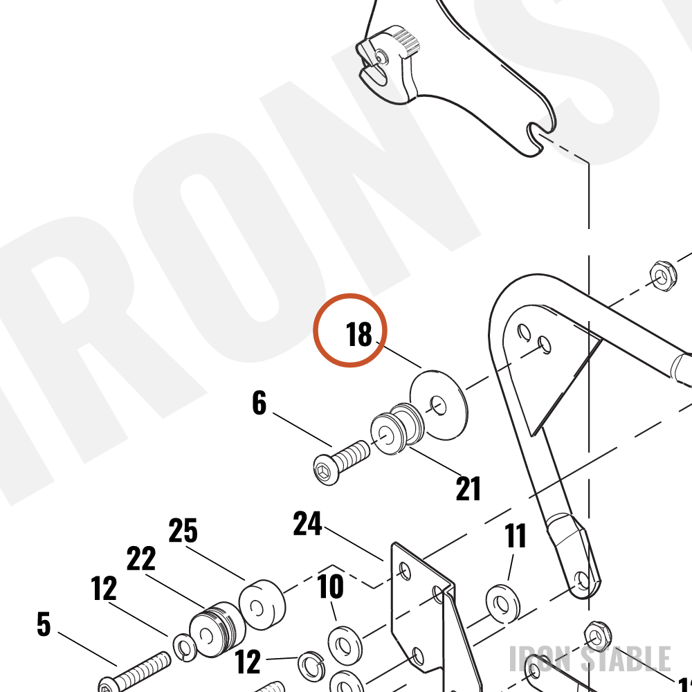 Harley-Davidson Washer Chrome Plated