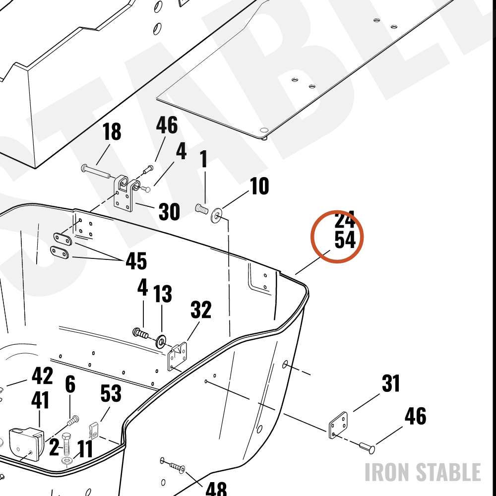 Harley-Davidson Bottom Assembly, T-Pak/Hdi