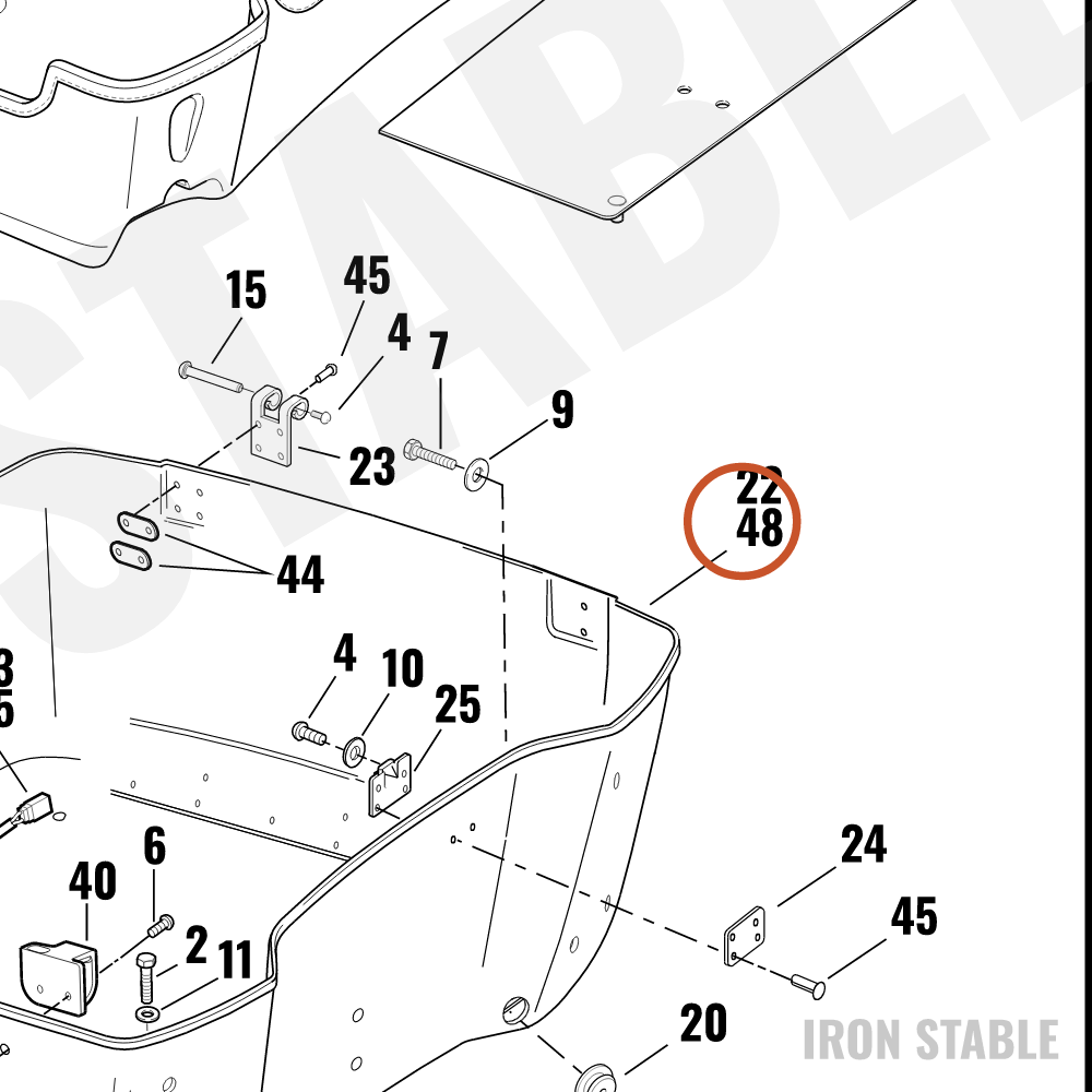 Harley-Davidson Bottom Final Assembly, T-Pak/Hdi