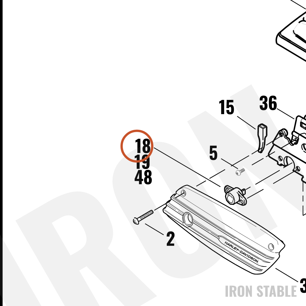 Harley-Davidson Sdl Bag Lock Assembly (Req Keycode)