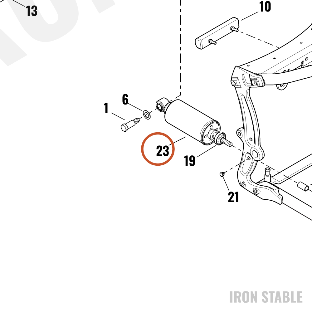 Harley-Davidson Shock Absorber, Rr