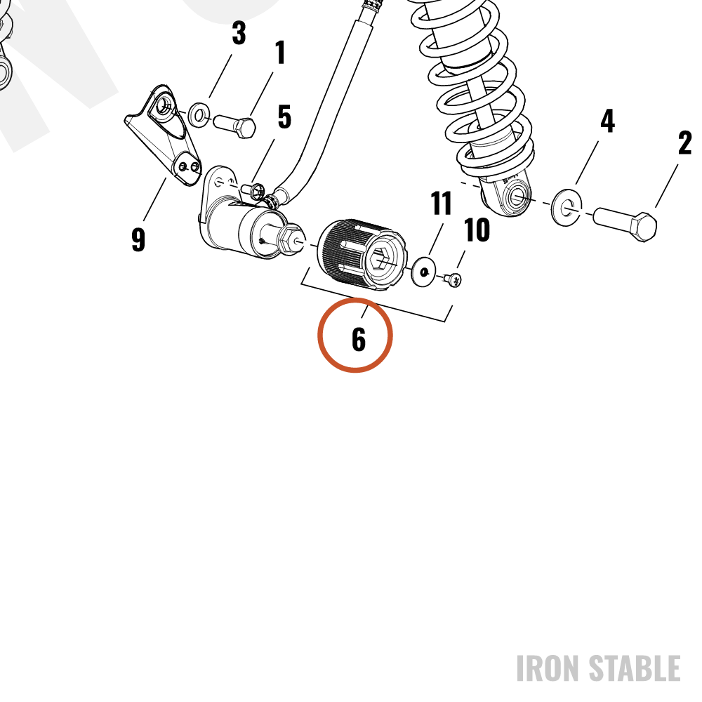 Harley-Davidson Rr Spnsn Misc Component, Knob, Adj, P