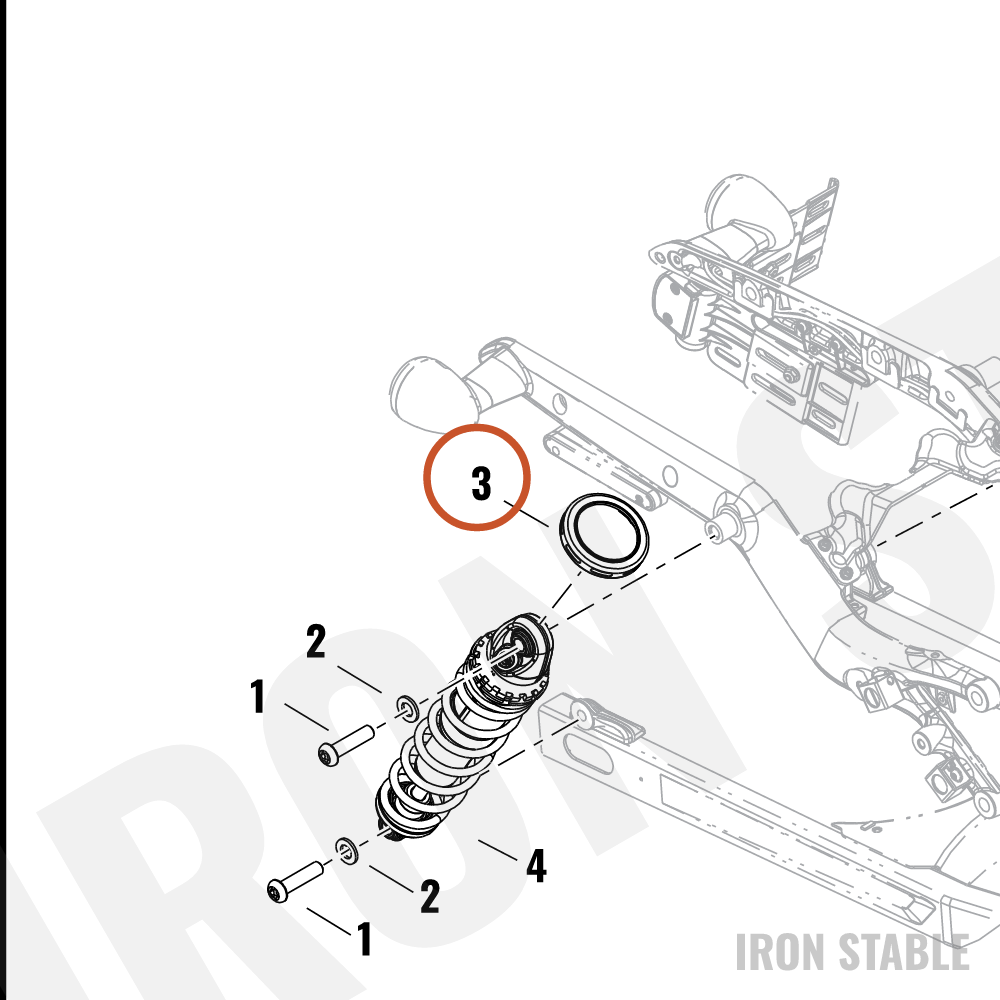 Harley-Davidson Rr Spnsn Misc Component, Adj Nut Co