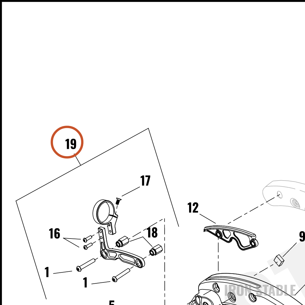 Harley-Davidson Kit, Rr Shock, Adjustable Bracke
