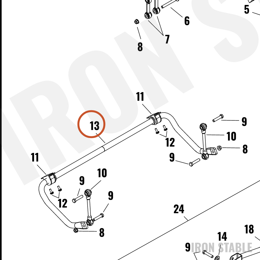 Harley-Davidson Link, Rr Spnsn, Swaybar Assembly