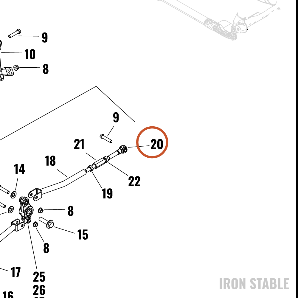 Harley-Davidson Rr Spnsn Link Sub-Component, Rod En
