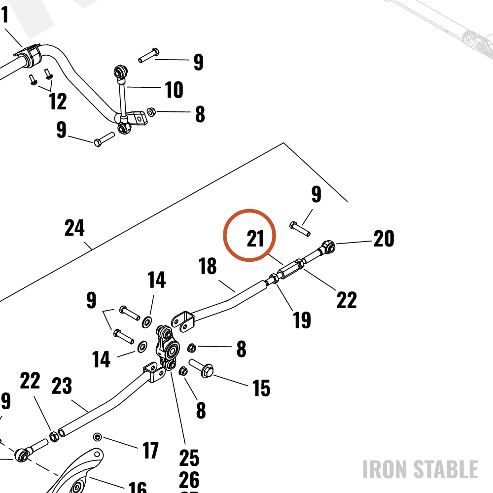 Harley-Davidson Rr Spnsn Link Sub-Component, Ladder