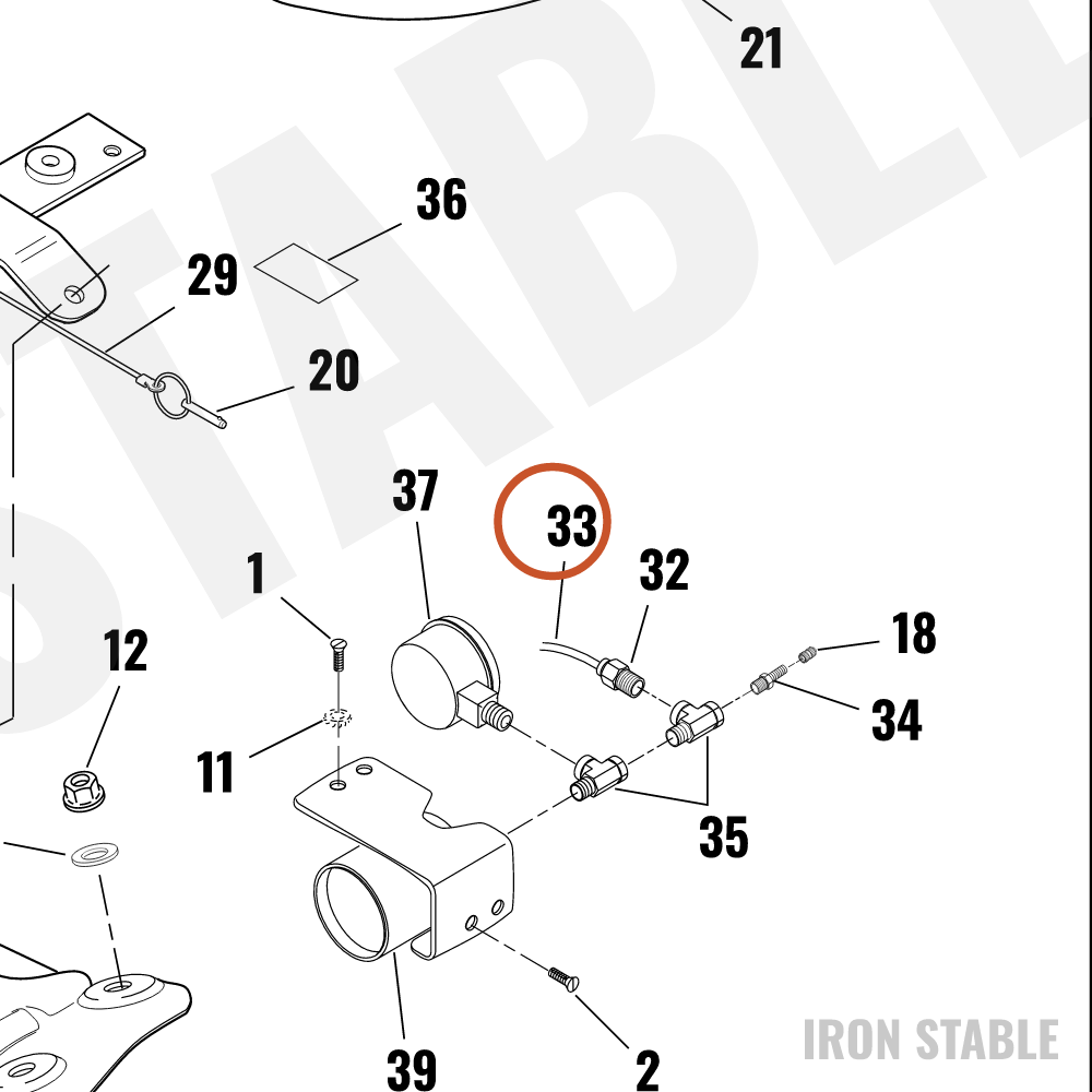 Harley-Davidson Hose, Inclr, X