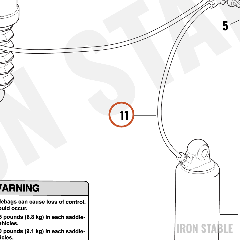 Harley-Davidson Tubing, Flexible 25'