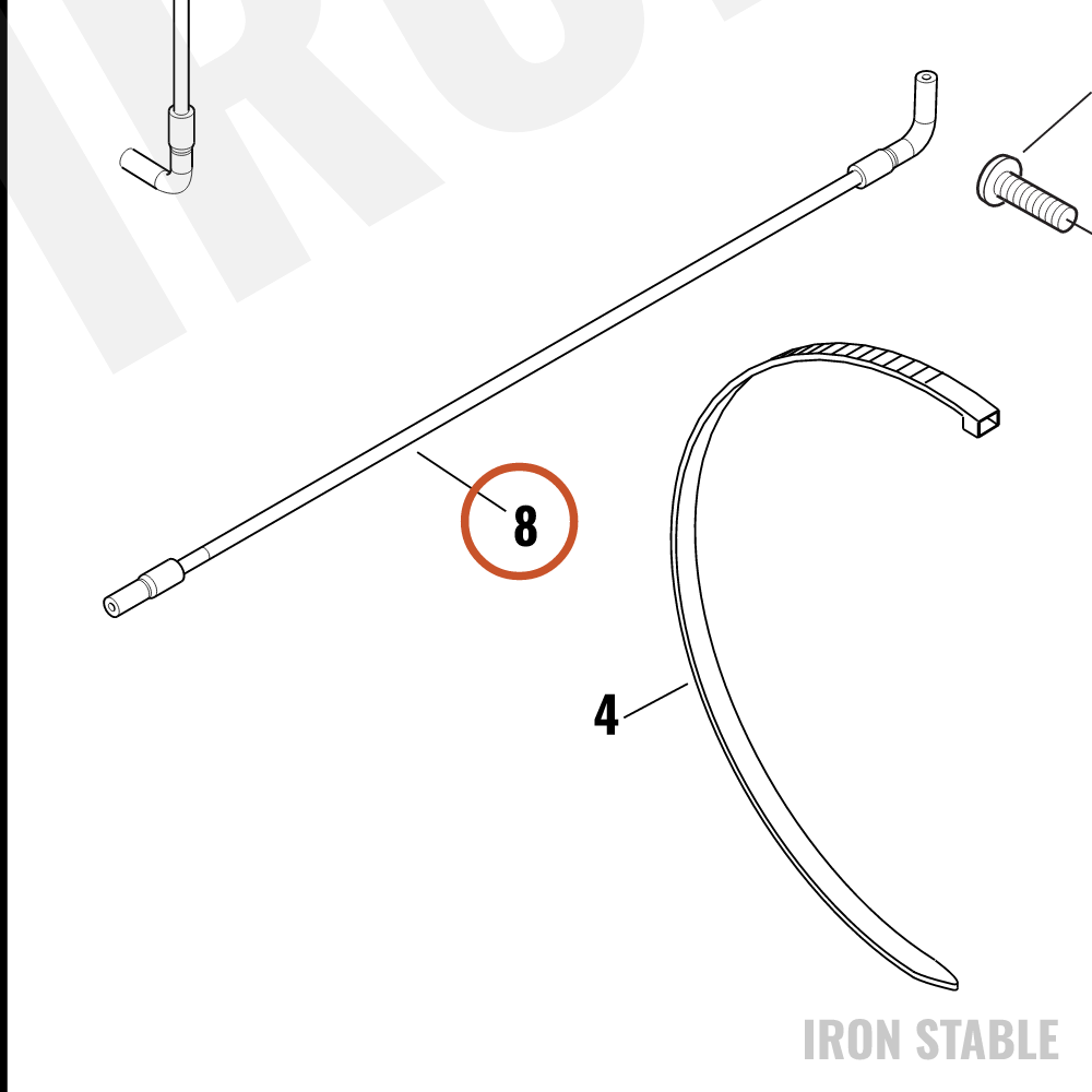 Harley-Davidson Shock Absorber, Chrome