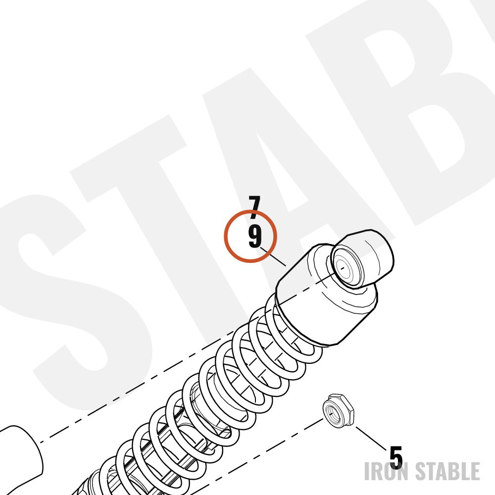 Harley-Davidson Shock Absorber, Rr, Chrome