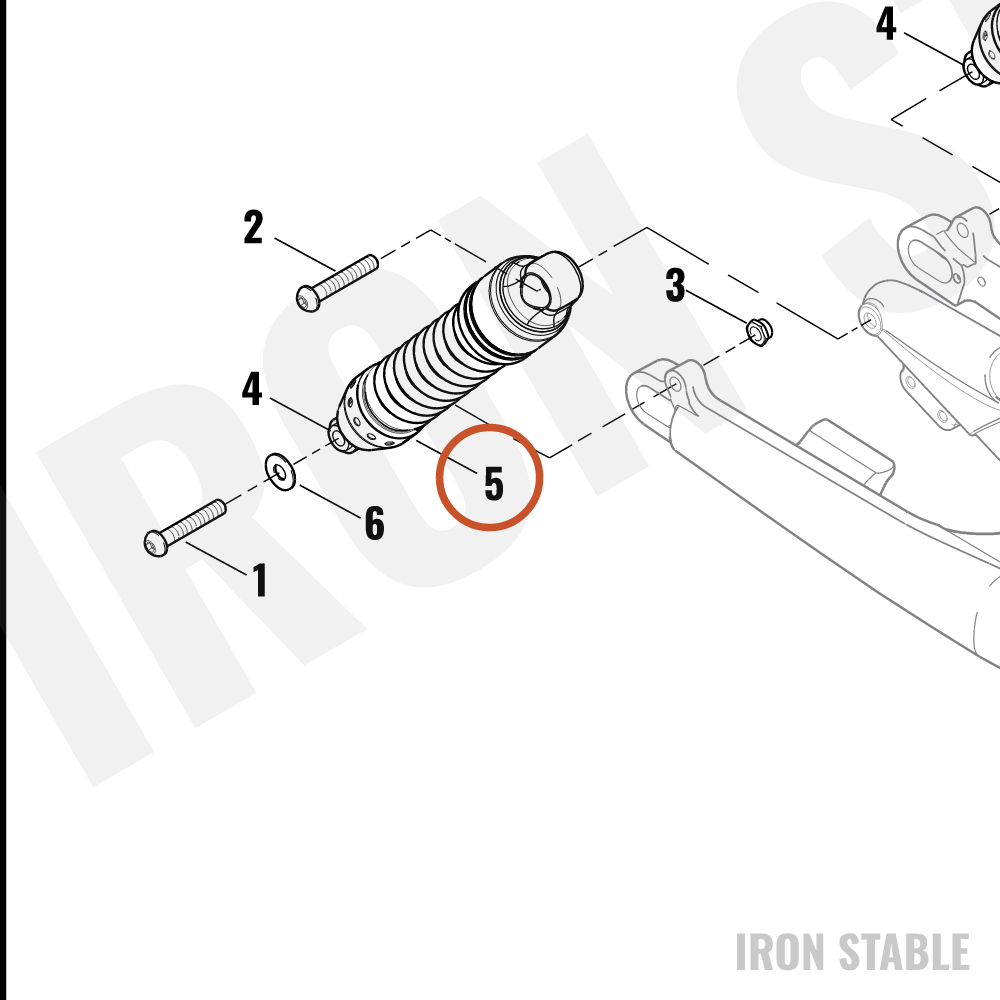 Harley-Davidson Shock Absorber, Rr