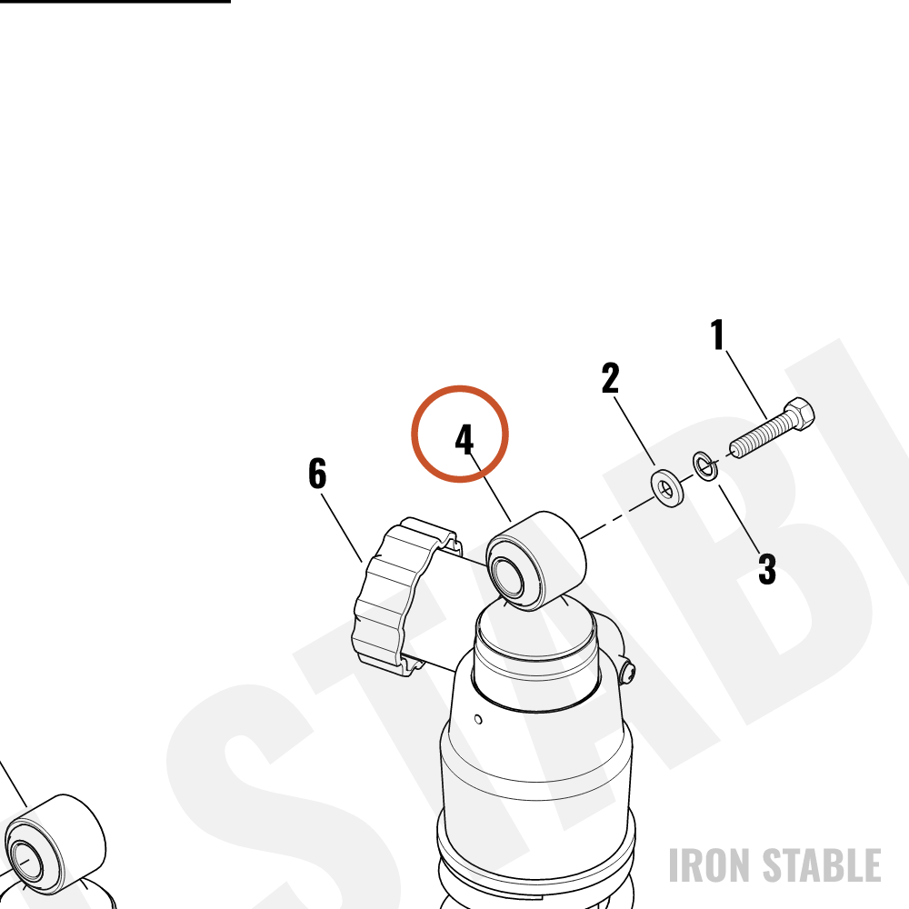 Harley-Davidson Shock Abs, Rr/Low Prof, Adj