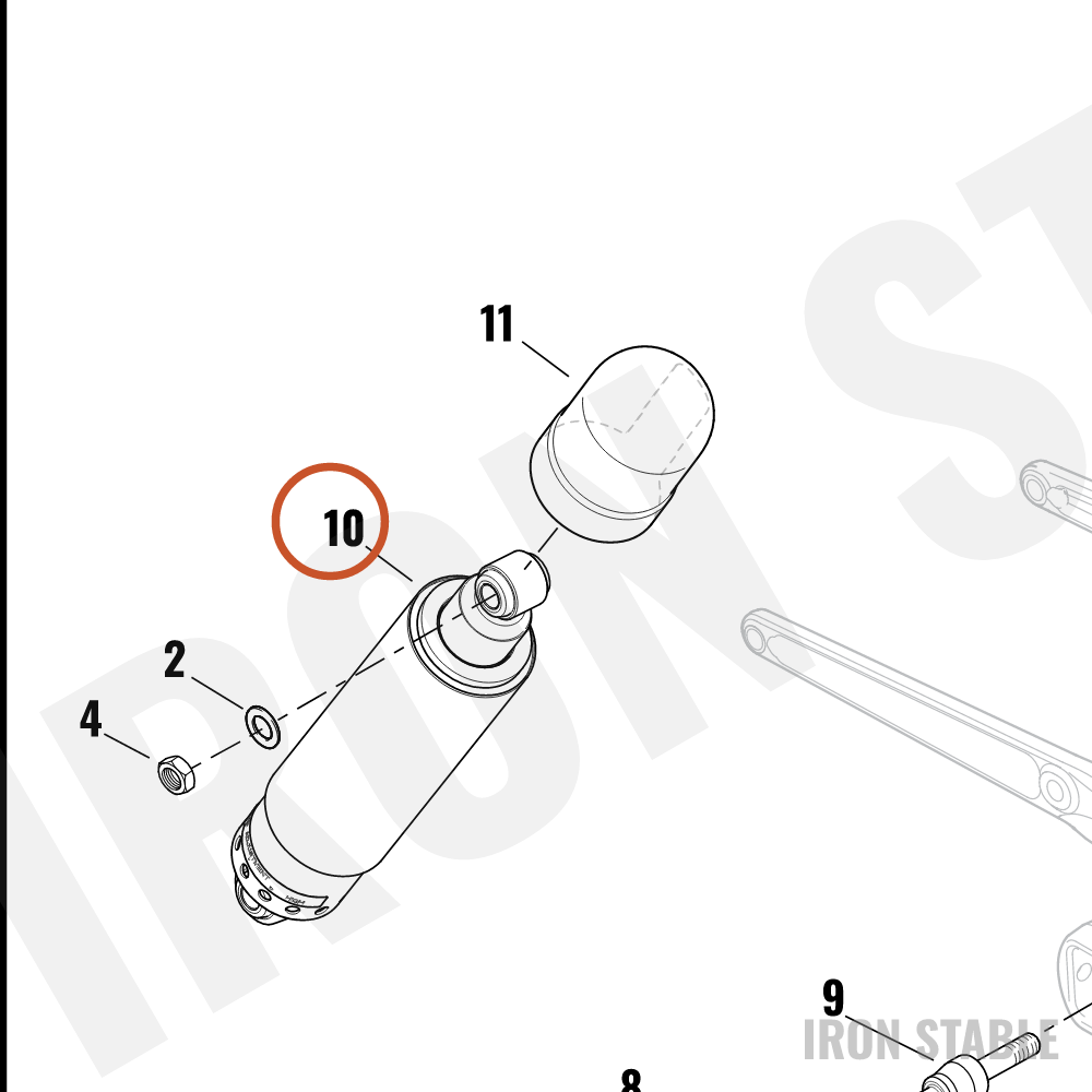 Harley-Davidson Shock Absorber, Fld