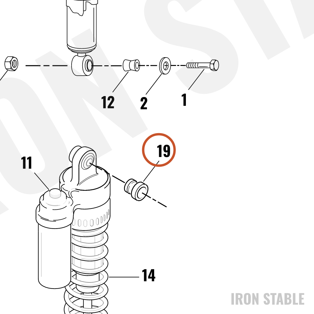 Harley-Davidson Damper Bushing