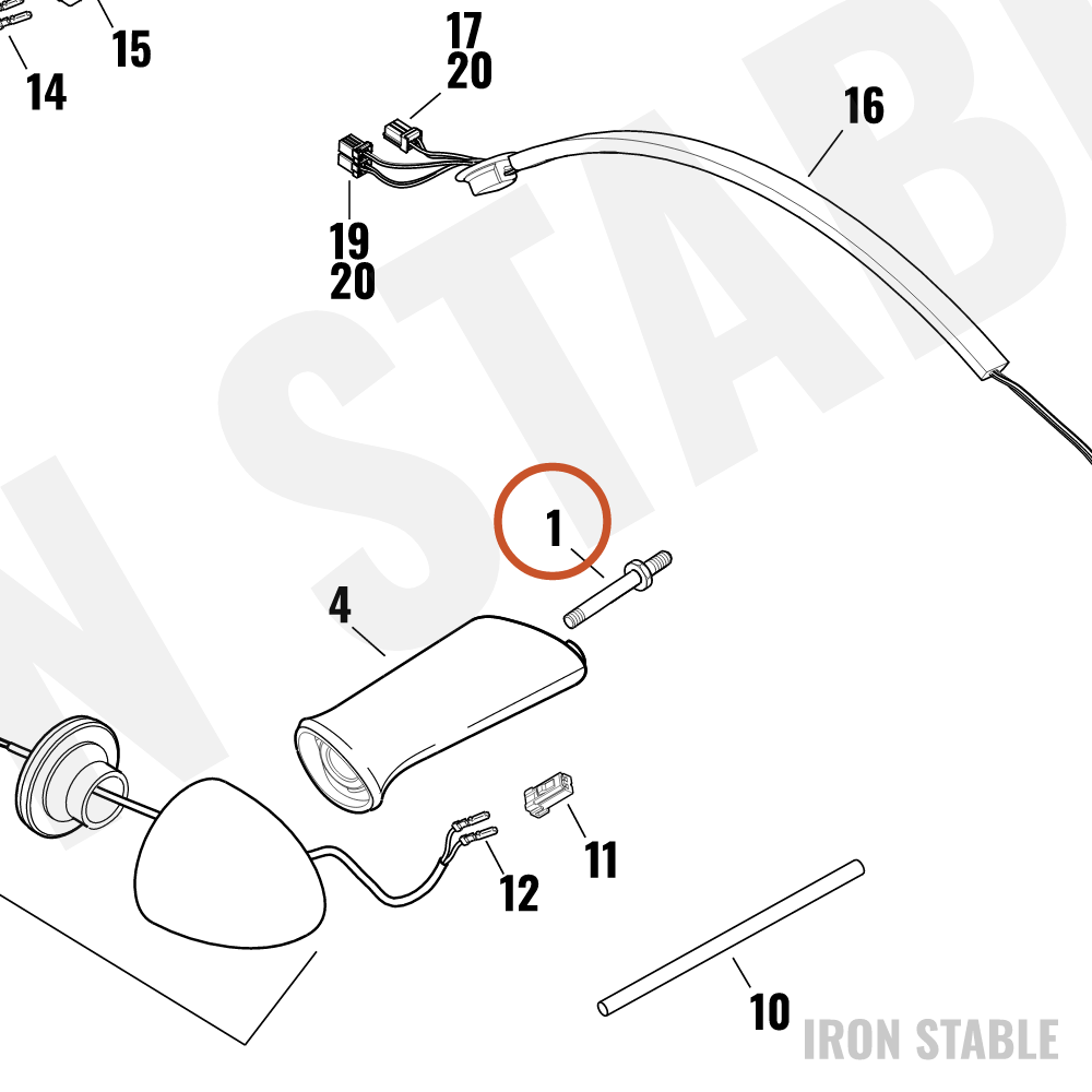 Harley-Davidson Screw, Rr Fender